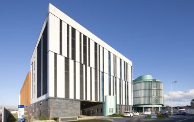 The new labs at South Glasgow Hospital campus